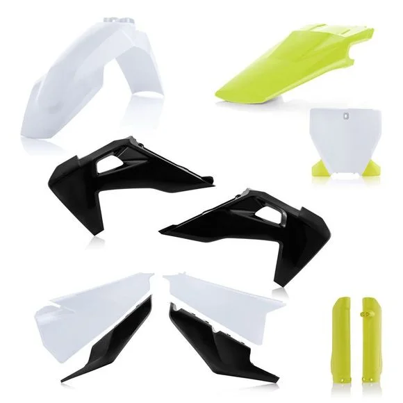 Kit plastiques Acerbis FULL KIT BLANC/NOIR Ref : AE3481 / 0023481.237