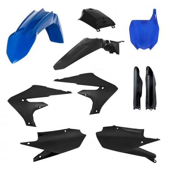 Kit plastiques Acerbis FULL KIT NOIR/BLEU – Noir / Bleu Ref : AE3379 / 0023631.316