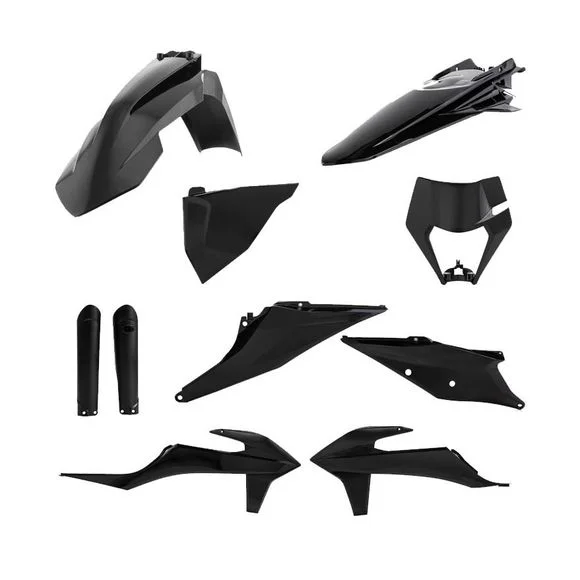 Kit plastiques Acerbis FULL KIT noir Ref : AE3042 / 0024054.090