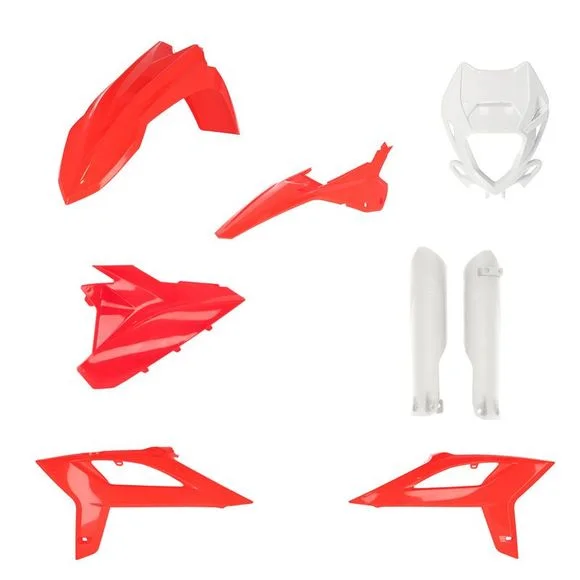 Kit plastiques Acerbis FULL KIT ORIGINE 21 – Rouge / Blanc Ref : AE3595 / 0024937.553.021