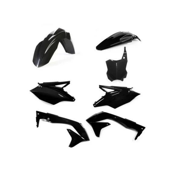 Kit plastiques Polisport COULEUR NOIR Ref : 790717BK / 1086108002