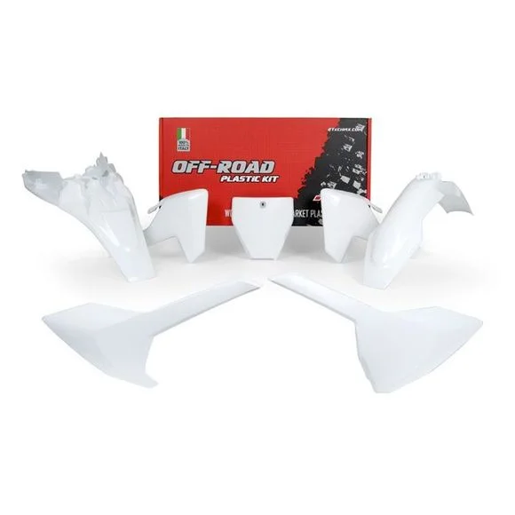 Kit plastiques R-tech 5 p Blanc – Blanc Ref : RTH0235 / RKITHSQOEM585