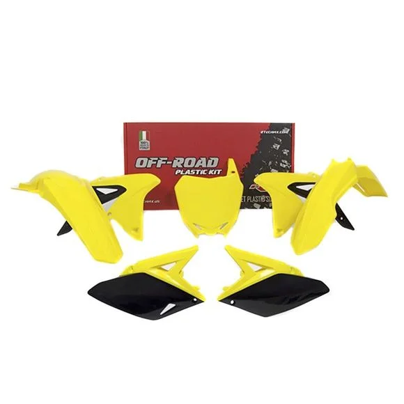 Kit plastiques R-tech 5 p couleur origine – JauneSUZUKI 250 RM-Z 250 – 2010 – 2018Ref : RTH0371 / RKITRMZOEM591