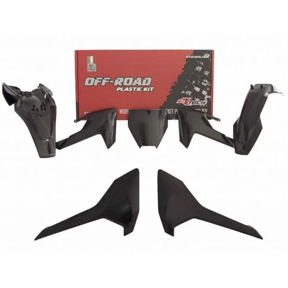 Kit plastiques R-tech 5 p noir – NoirHUSQVARNA 65 TC 65 – 2017 – 2024Ref : RTH0221 / RKITHSQNR0565