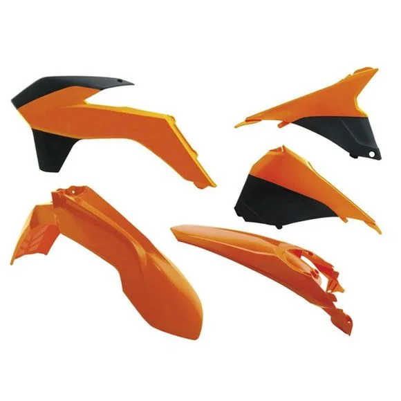 Kit plastiques R-tech 5 p orange – Orange Ref : RTH0295 / RKITKTMOEM415