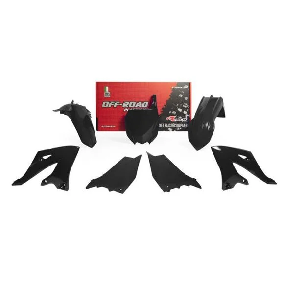 Kit plastiques R-tech 5 p Yamaha YZ Noir – Noir Ref : RTH0392 / RKITYZ0NR0022