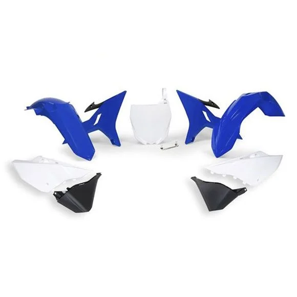 Kit plastiques R-tech 6 p bleu noir – Noir Ref : RTH0386 / RKITYZ0BL0REV