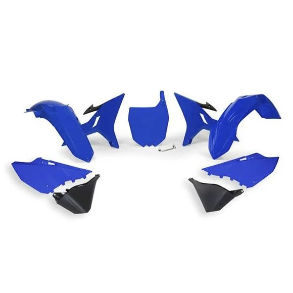 Kit plastiques R-tech 6 p bleu noir – Noir Ref : RTH0387 / RKITYZ0BL1REV