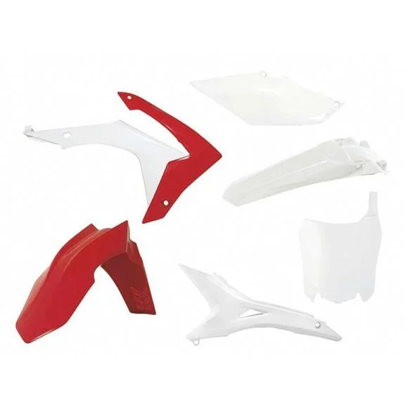 Kit plastiques R-tech 6 p couleur origine – Rouge Ref : RTH0164 / RKITCRFOEM518