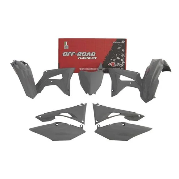 Kit plastiques R-tech 6 p gris – Gris Ref : RTH0155 / RKITCRFGR0519
