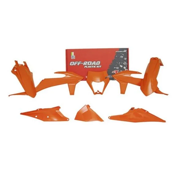 Kit plastiques R-tech 6 p KTM EXC/EXCF/XC-W/XCF-W 2020 co – Orange Ref : RTH0249 / RKITKTMAR0520