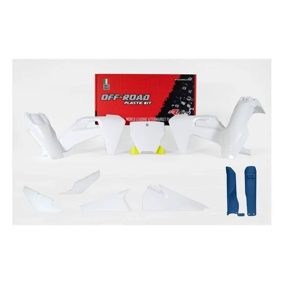 Kit plastiques R-tech 7p Husqvarna TC-FC Origine – Blanc Ref : RTH0237 / RKITHSQOEM609