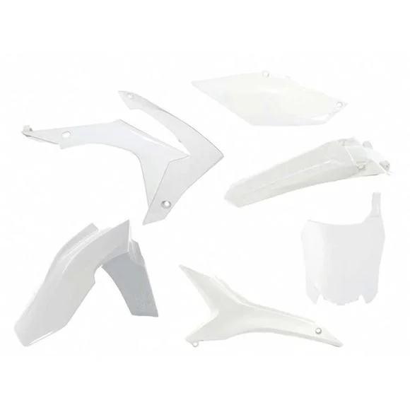 Kit plastiques R-tech Honda Blanc – Blanc Ref : RTH0151 / RKITCRFBN0517