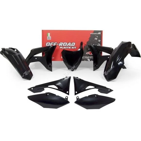 Kit plastiques R-tech Honda Noir – Noir Ref : RTH0159 / RKITCRFNR0599