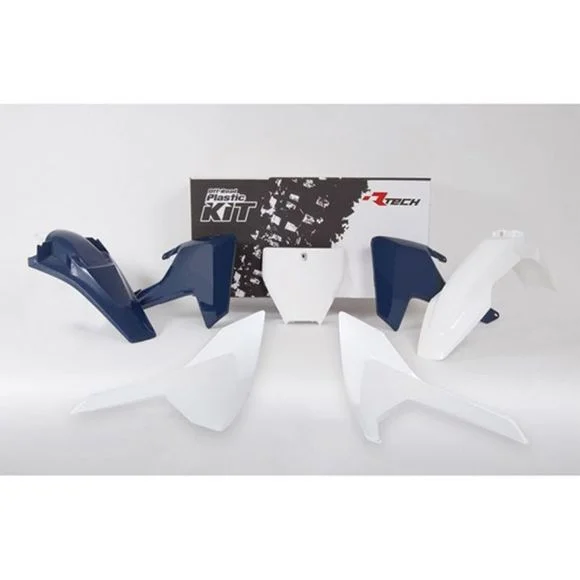 Kit plastiques R-tech Husqvarna Origine – Blanc Ref : RTH0230 / RKITHSQOEM516