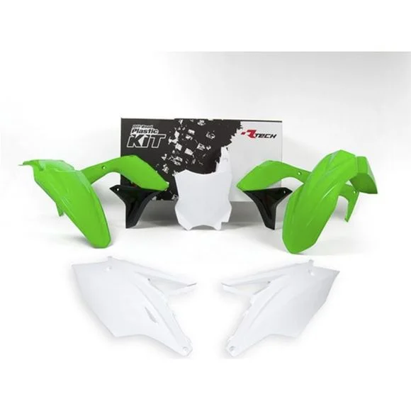 Kit plastiques R-tech Kawasaki Origine – VertKAWASAKI 450 KX 450 F (KX450H) – 2016 – 2018Ref : RTH0340 / RKITKXFOEM517