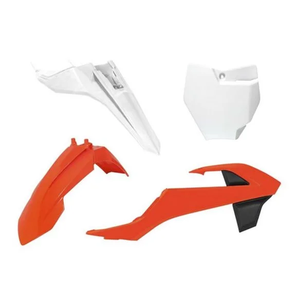Kit plastiques R-tech KTM Origine – OrangeKTM 65 65 SX – 2016 – 2024Ref : RTH0290 / RKITKTMO16500