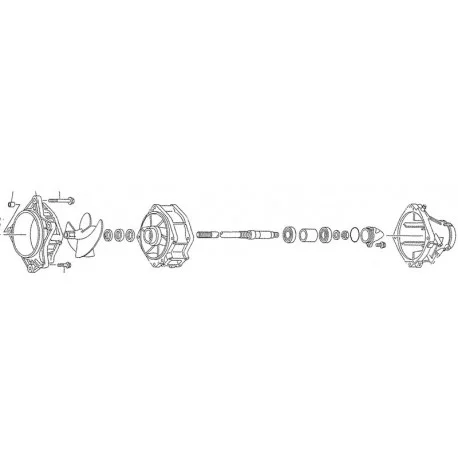 Kit reparation de turbine WSM Yamaha GP 800