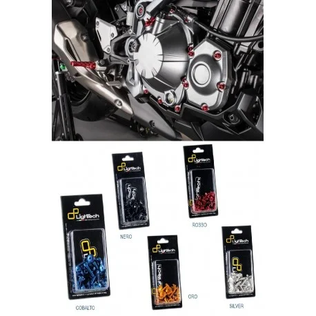Kit vis moteur en alu LIGHTECH KAWASAKI Z800 Z800E 2013-2016