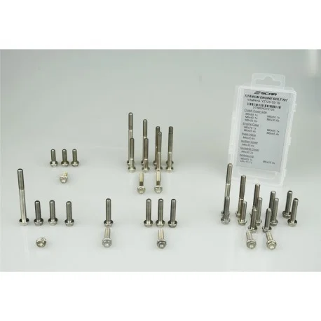 Kit vis moteur SCAR titane KTM SX 65 HUSQVARNA TC 65 GAS GAS MC 65