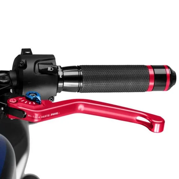 Levier d’embrayage Puig Fixe 3.0 Rouge Universel – Noir Ref : PUI0141