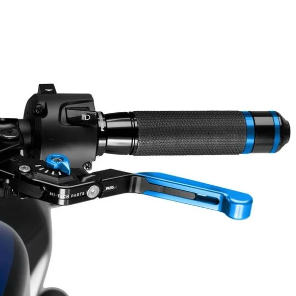 Levier d’embrayage Puig rabattable extensible 3.0 Bleu Universel – Bleu Ref : PUI0157