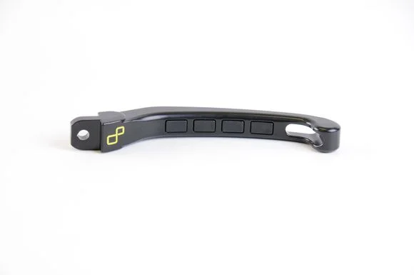 Levier de frein LighTech repliable/réglable Alien alu inserts caoutchouc noir – LEVS121K Ref : LIG00041A / 1071375