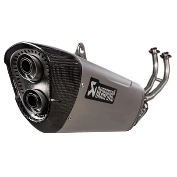 Ligne Complète Akrapovic Titane embout carbone – Gris Ref : SA0025 / 18103070