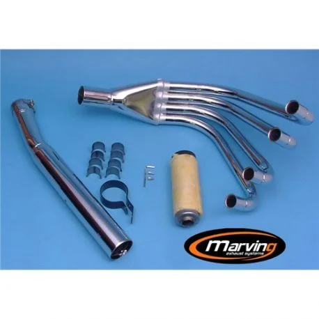 Ligne complete d »Echappement racing MARVING KAWASAKI Z650 1976-1983
