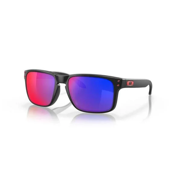 Lunettes de soleil Oakley HOLBROOK MATTE BLACK POSITIVE RED IRIDIUM – Rouge Ref : OK1775 / 8007932008