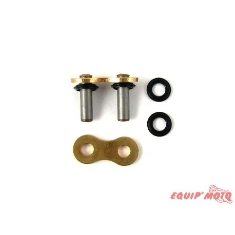 Maillons de chaine de moto a riveter pas 520MX ZJ