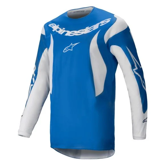 Maillot cross Alpinestars FLUID – HAUL 2025 – Bleu / Blanc Ref : AP3438