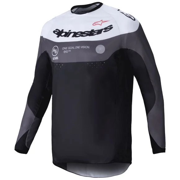 Maillot cross Alpinestars PRO-DURA 2025 – Noir / Blanc Ref : AP3408