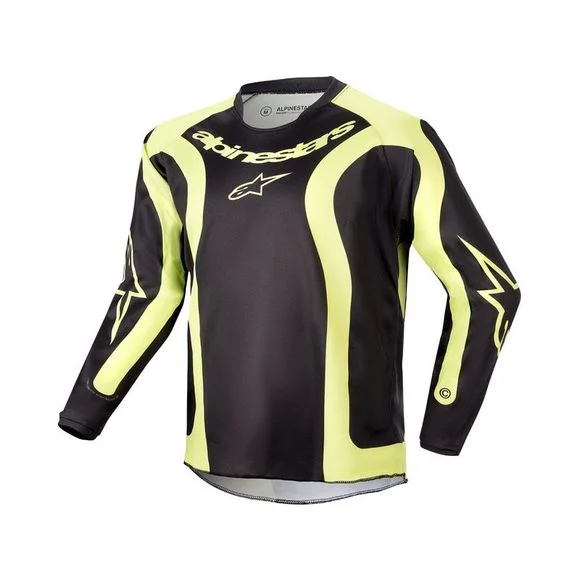 Maillot cross Alpinestars YOUTH RACER – LURV – Noir / Jaune Ref : AP3205
