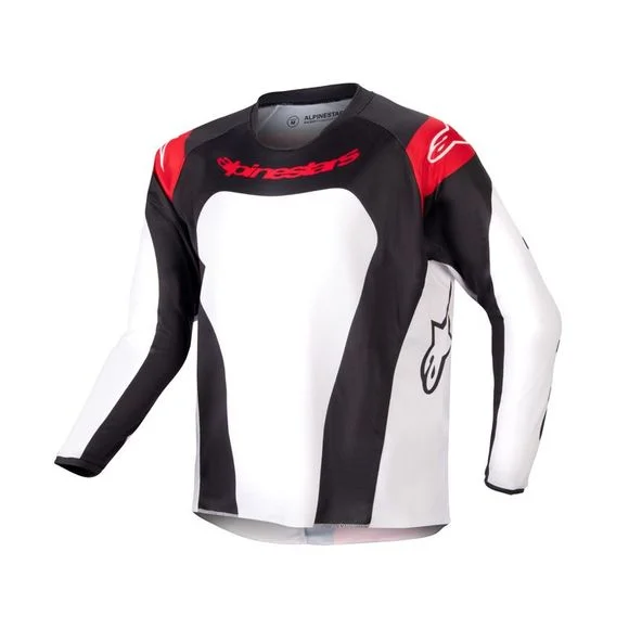 Maillot cross Alpinestars YOUTH RACER – OCURI – Rouge / Blanc Ref : AP3207