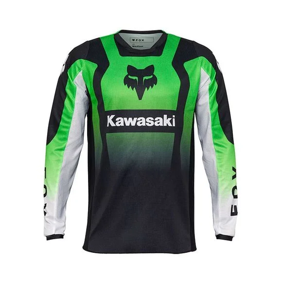 Maillot cross Fox 180 KAWASAKI 2025 – Vert Ref : FX5171