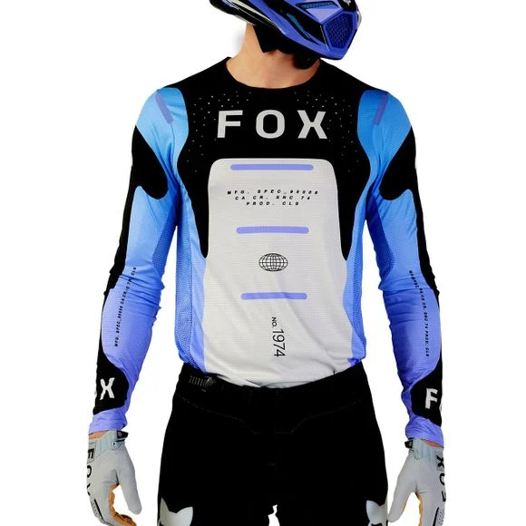 Maillot cross Fox FLEXAIR – MAGNETIC 2024 – Noir / Violet Ref : FX4180