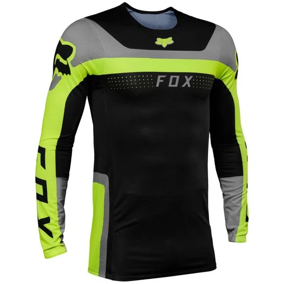 Maillot cross Fox FLEXAIR EFEKT 2024 – Jaune / Noir Ref : FX3735-C51274