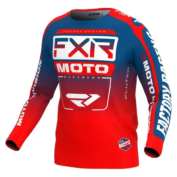 Maillot cross FXR CLUTCH 24 2024 – Noir / Rouge Ref : FXR0431