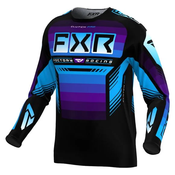 Maillot cross FXR CLUTCH PRO 24 2024 – Noir / Violet Ref : FXR0437
