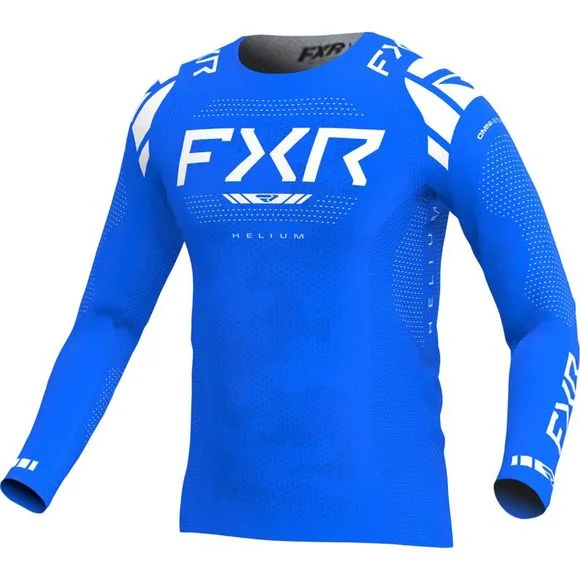 Maillot cross FXR HELIUM MX 25.7 2025 – Blanc / Bleu Ref : FXR1569