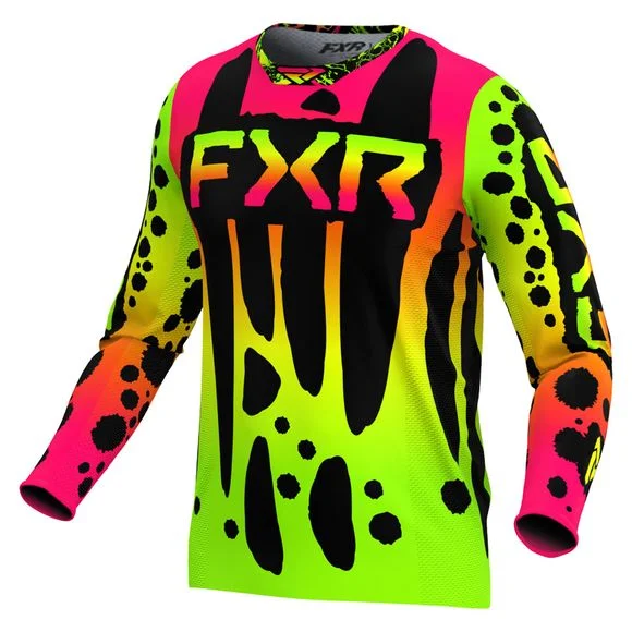 Maillot cross FXR PODIUM 24 2024 – Rose / Jaune Ref : FXR0466