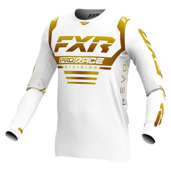 Maillot cross FXR REVO PRO 24 2024 – Blanc / Jaune Ref : FXR0447