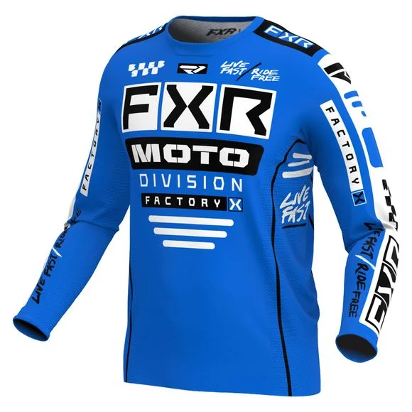 Maillot cross FXR YOUTH PODIUM 24 – Bleu / Noir Ref : FXR0479
