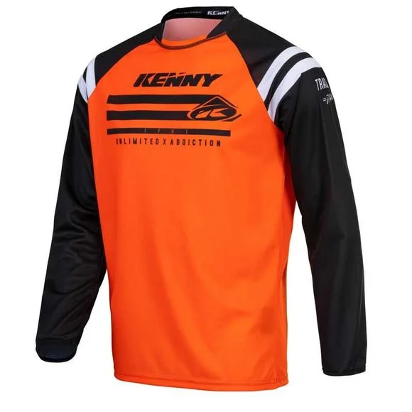 Maillot cross Kenny TRACK KID – RAW – NEON ORANGE – Orange / Noir Ref : KE1408