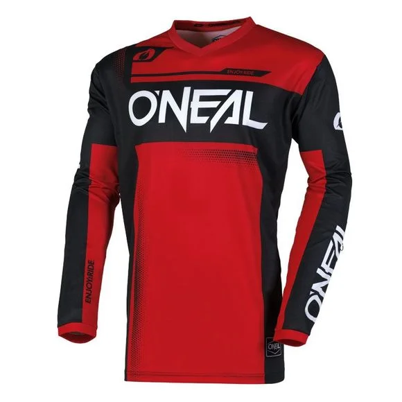 Maillot cross O’Neal ELEMENT – RACEWEAR 2025 – Noir / Rouge Ref : OL2061