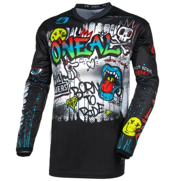 Maillot cross O’Neal ELEMENT – RANCID V24 2023 – Noir / Blanc Ref : OL1971