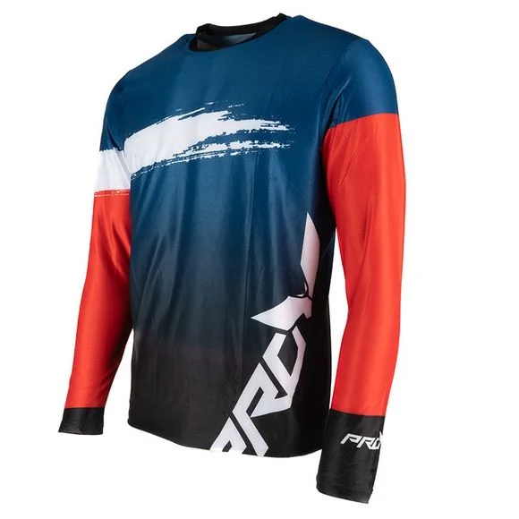 Maillot cross Prov MARTIAN 2025 – Bleu / Rouge Ref : POV0082-C47063