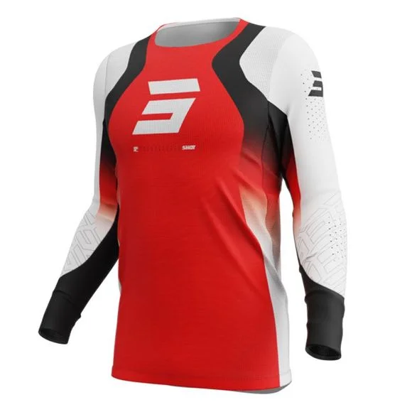 Maillot cross Shot AEROLITE – ULTRA 2025 – Noir / Rouge Ref : SO2652