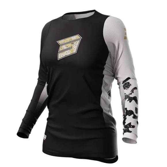 Maillot cross Shot CONTACT – SHELLY 2023 – Beige / Noir Ref : SO2381